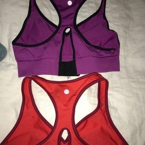 Lululemon sports bras! NEVER WORN!